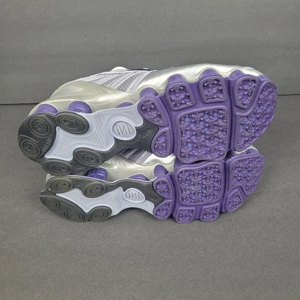 Nike Shox TL Metallic Silver Purple Women's  Running Shoe Sz 8 #314089-051 2006